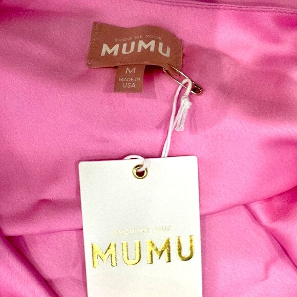 Show Me Your MuMu Jasmine Halter Mini Dress - Women's Medium - New with Tags - Picture 5 of 6